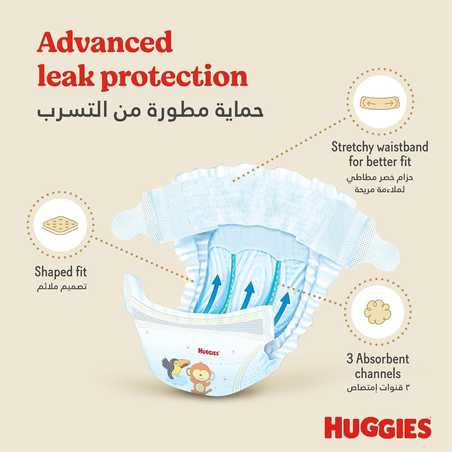 Huggies Extra Care, Size 6, 15+ kg, Twin Jumbo Pack, 84 Diapers - 5