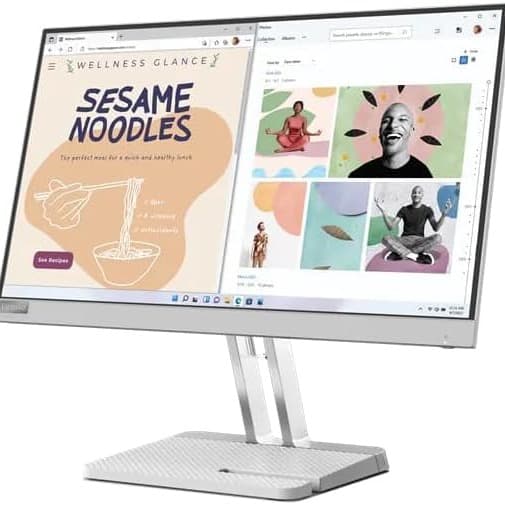 Lenovo Monitor L22e-40, 21.5"FHD Display, 1x HDMI® 1.4, 1x VGA, Tilt Stand, AMD FreeSync, Cloud Grey - [67AFKACBAE] - 7