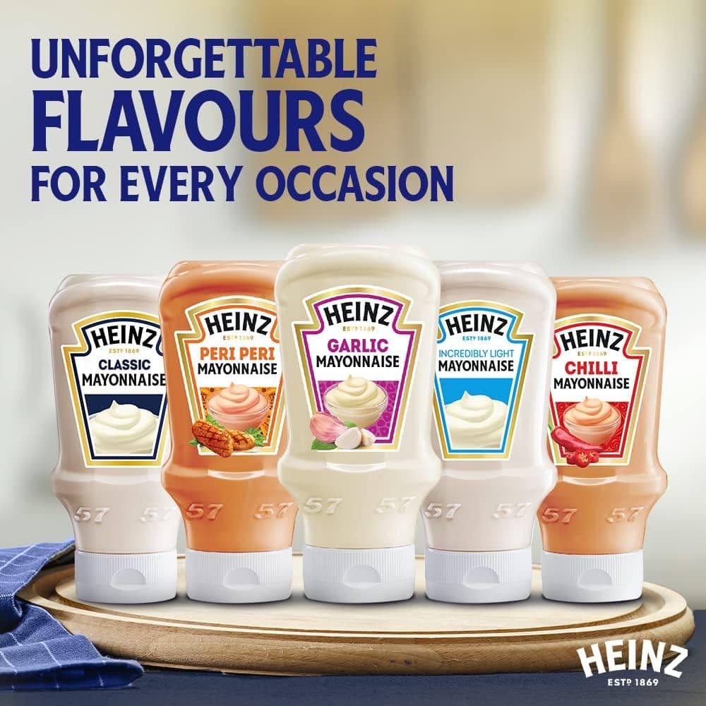 HEINZ MAYO GARLIC TD 12X225ML - 7