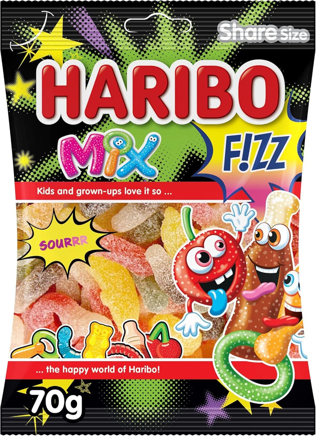 HARIBO FIZZ MIX 24X70 GM - 1