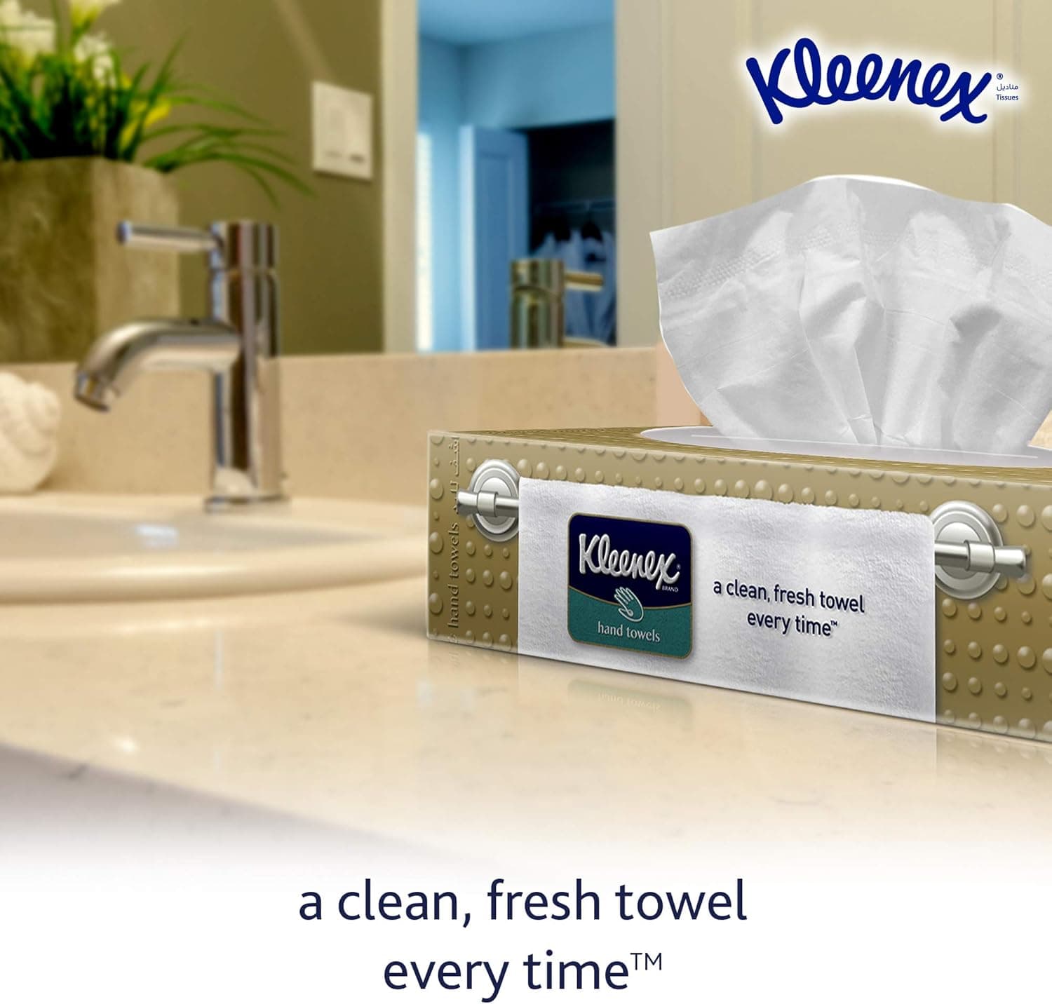 Kleenex Hand Towel, 1 Box x 90 Sheets, Disposable Towel Tissue for Hands, Kitchen and Bathroom use - 5