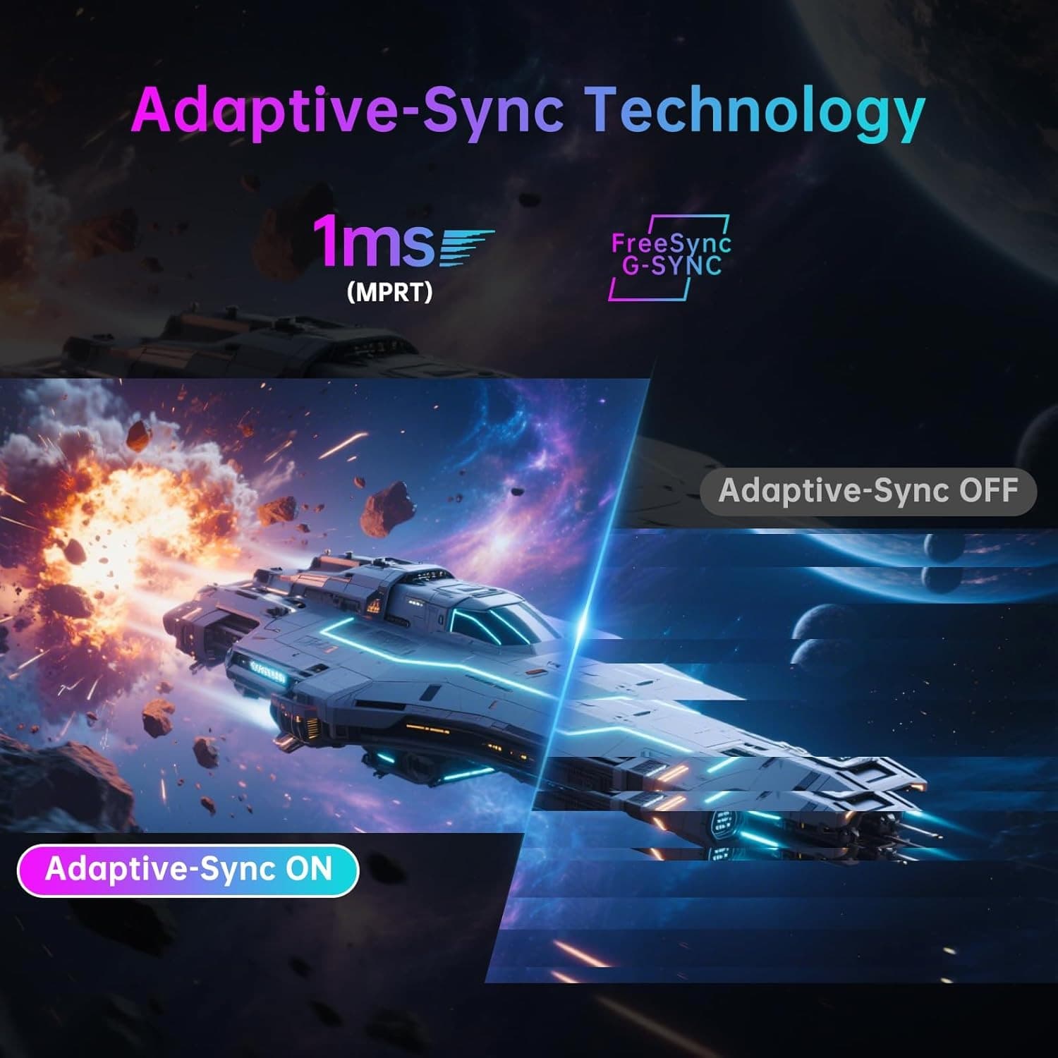 KTC 27 Inch 4K Gaming Monitor, Dual Mode UHD 160Hz & FHD 300Hz, Fast IPS, HDR 400, Adaptive Sync, HDMI 2.1 & DP 1.4, 90W Type-C, Height Vertical Adjustment PC Monitor, VESA, KVM Support, H27P6 - 4