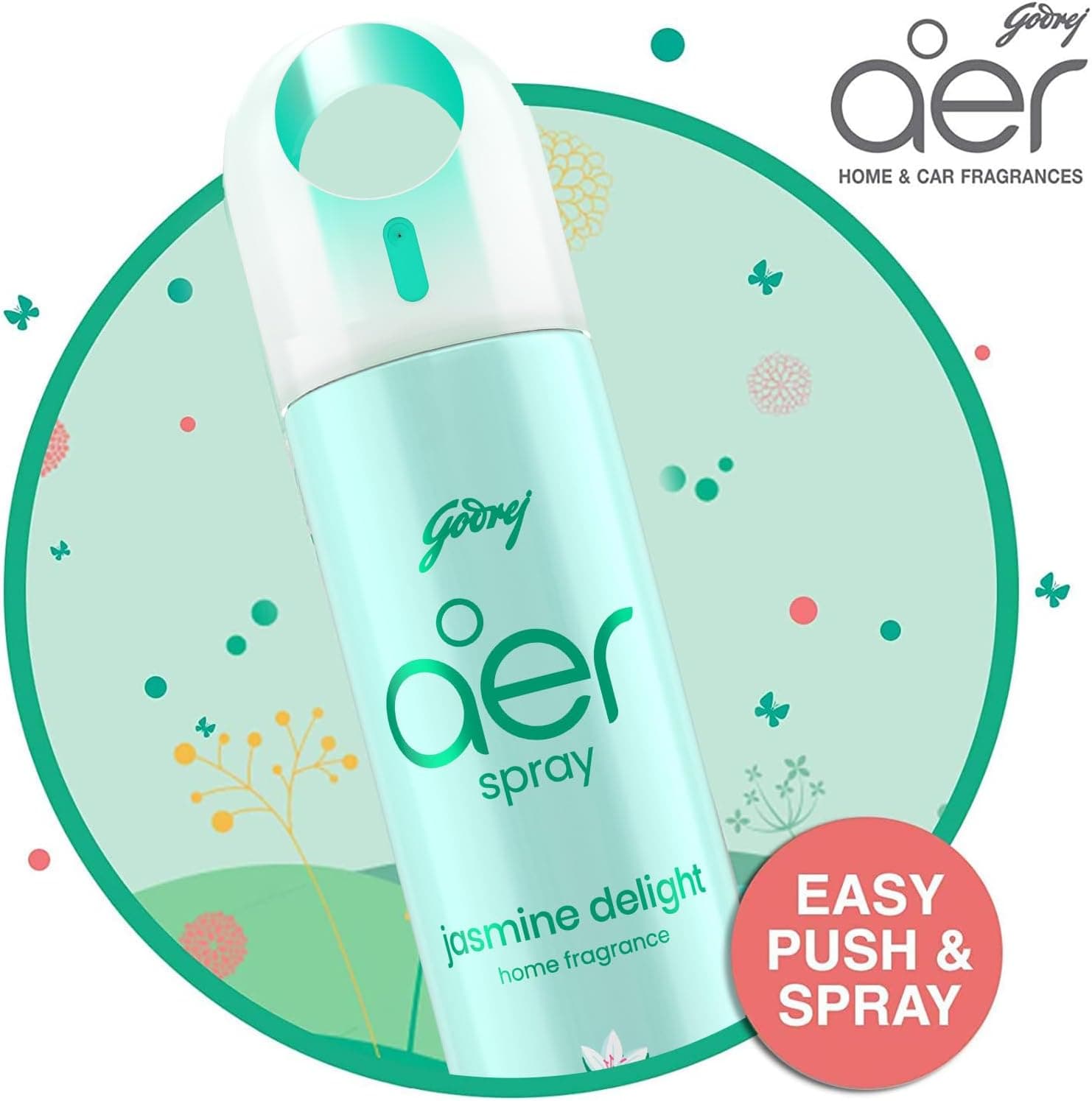 Godrej aer spray, Home & Office Air Freshener - Morning Misty Meadows (300 ml) - 5
