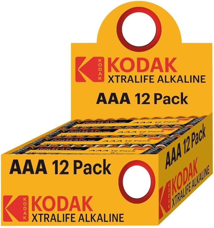 Kodak Xtralife Alkaline AAA Batteries - 4 Pack - 7