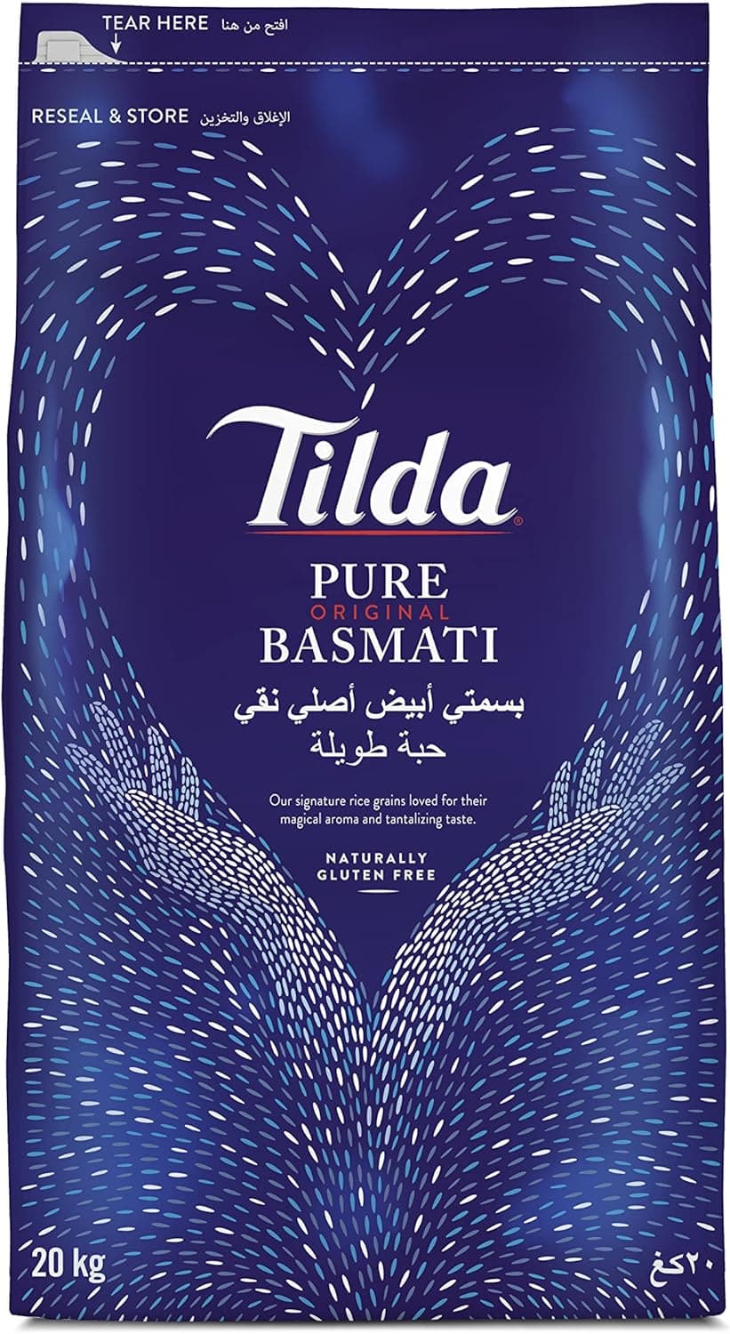 TILDA PURE ORGINAL BASMATI RICE (1x20Kg) - 1