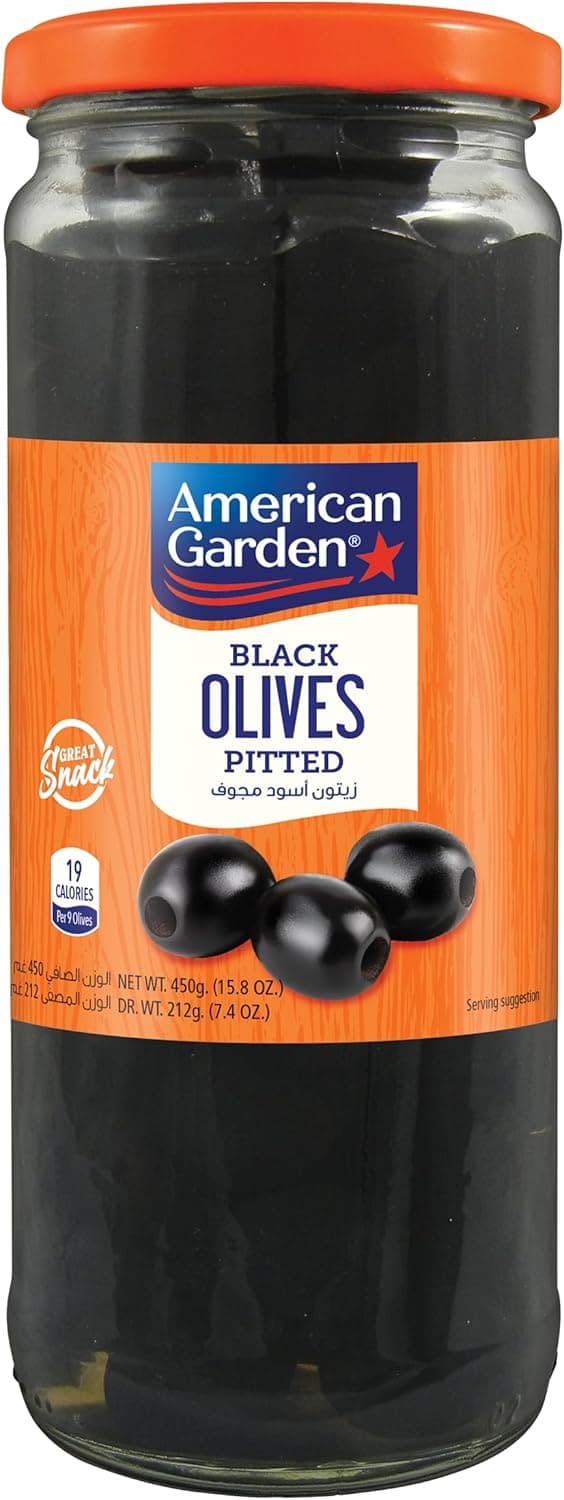 AG OLIVES BLACK PITTED 16PAR 12X450GM