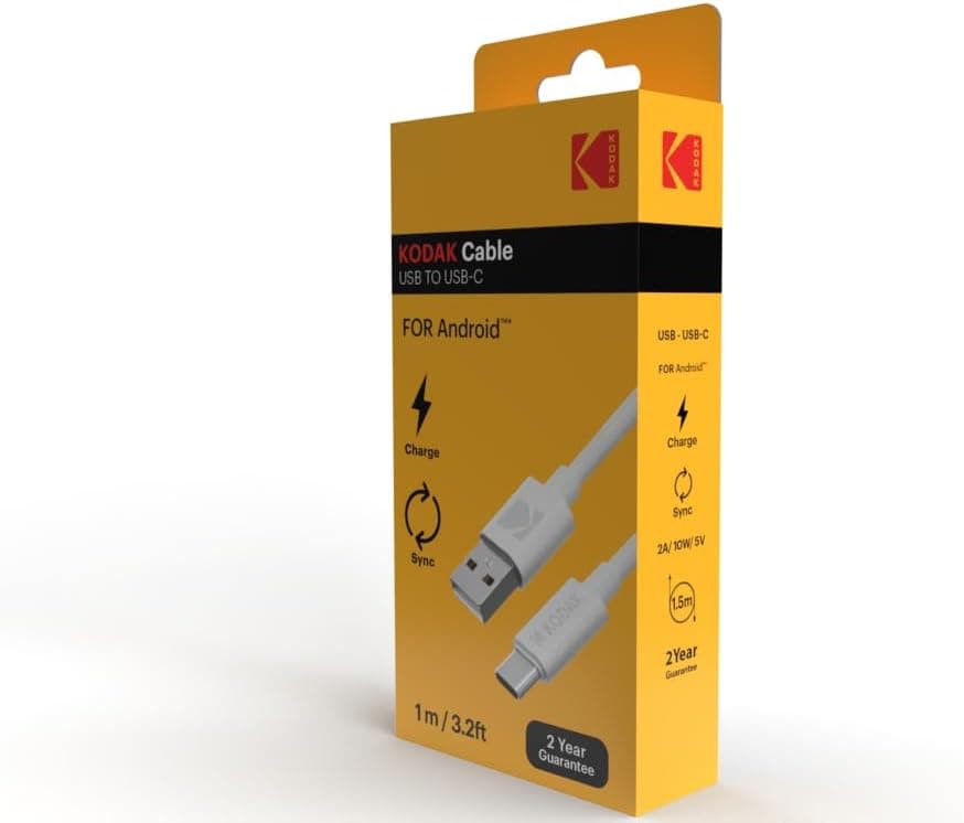 KODAK USB to USB C Cable | Length 1M | 2 years Gaurantee - 3
