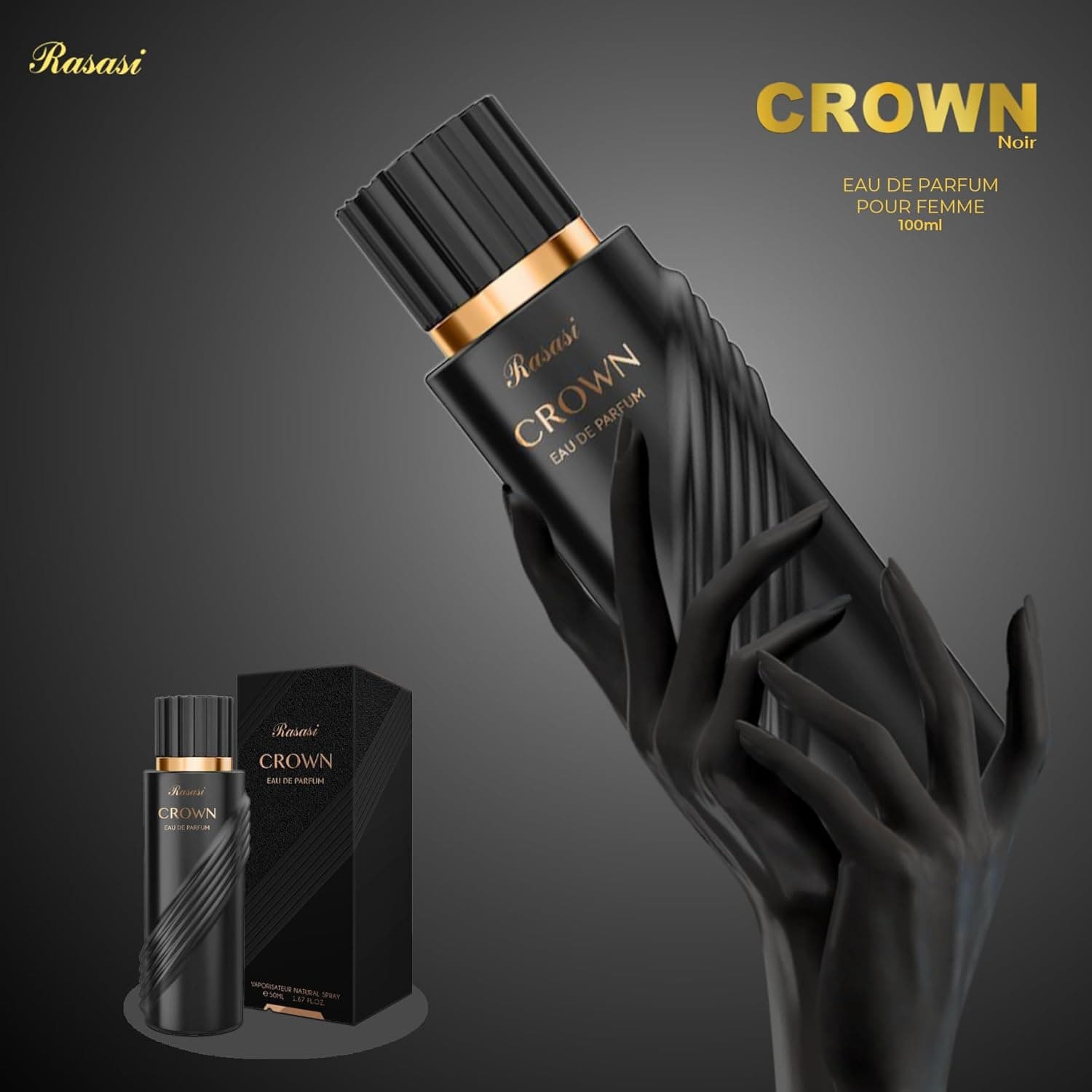 Rasasi- Crown Noir 100 ml - 2