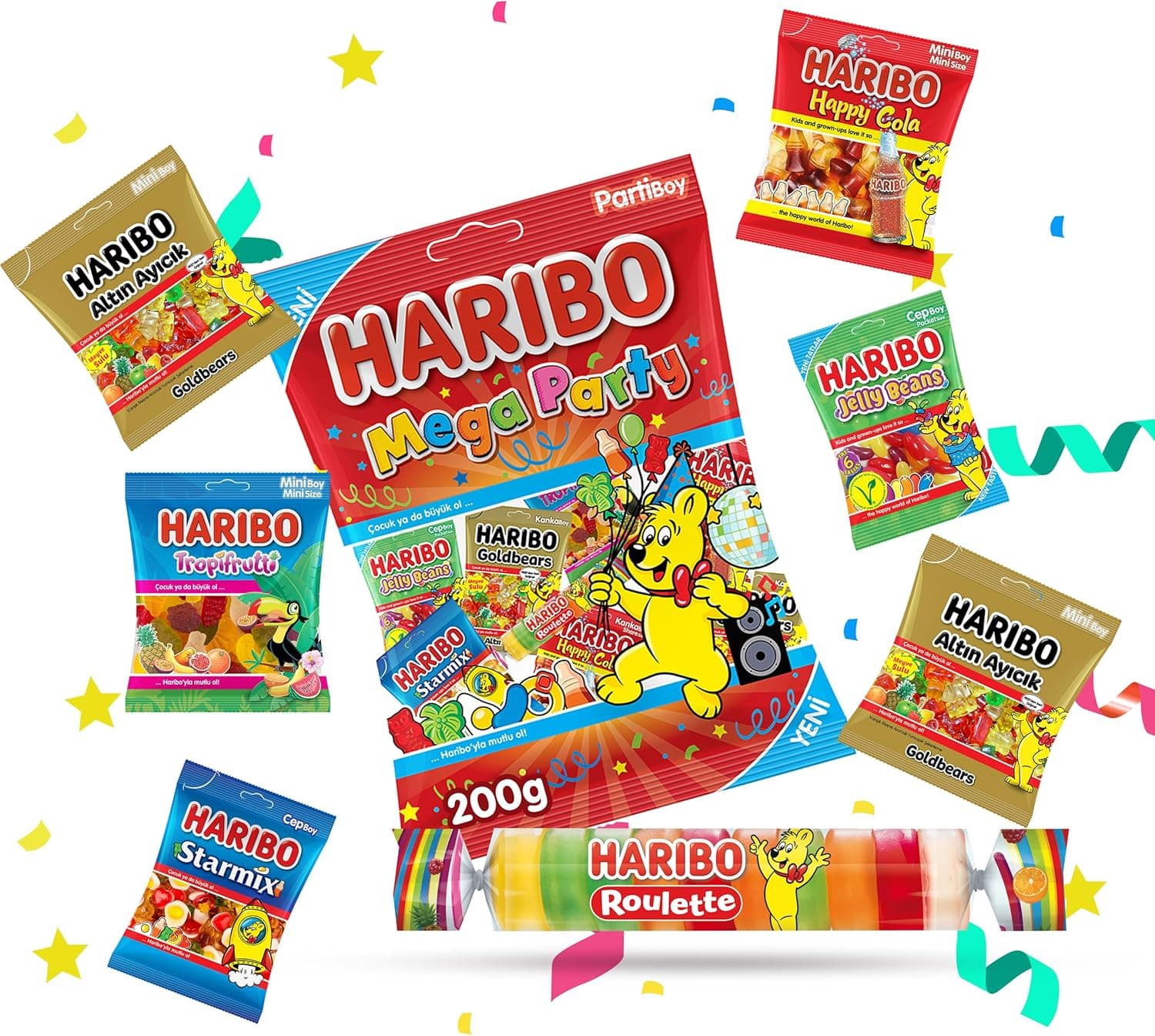 HARIBO MEGA PARTY 24 X 200G - 4