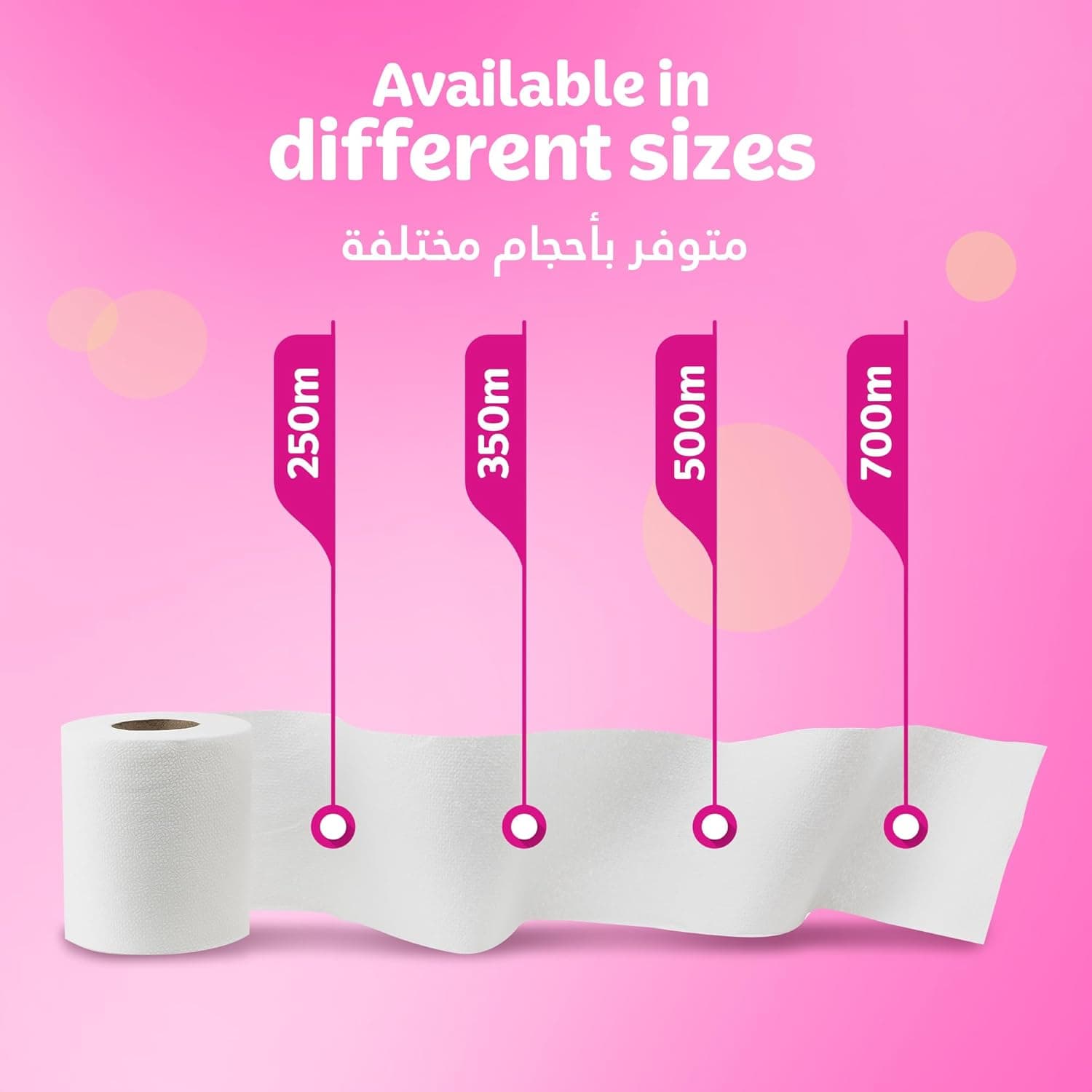 Kleenex Kitchen Paper Towel, Mega Roll Tissue, 1 Roll x 350 Meters, High Absorbency for Multi Purpose - 7