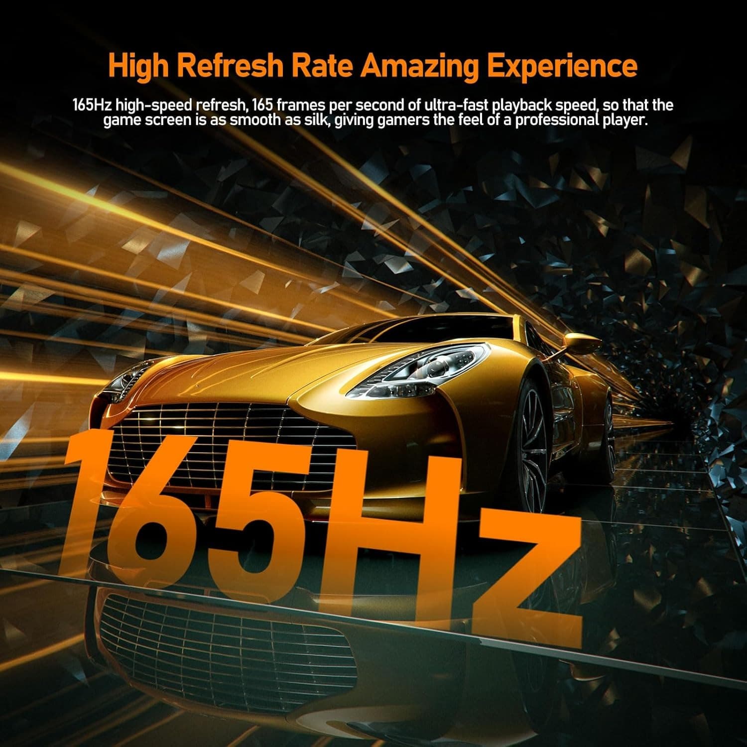 Gawfolk 27 Inch 2K Gaming Monitor 165Hz QHD(2560 * 1440) 1440P Monitors Computer Display Screen 100% sRGB 1ms(GTG) HDR FreeSync VESA HDMI&DP for Gaming and Working - 5