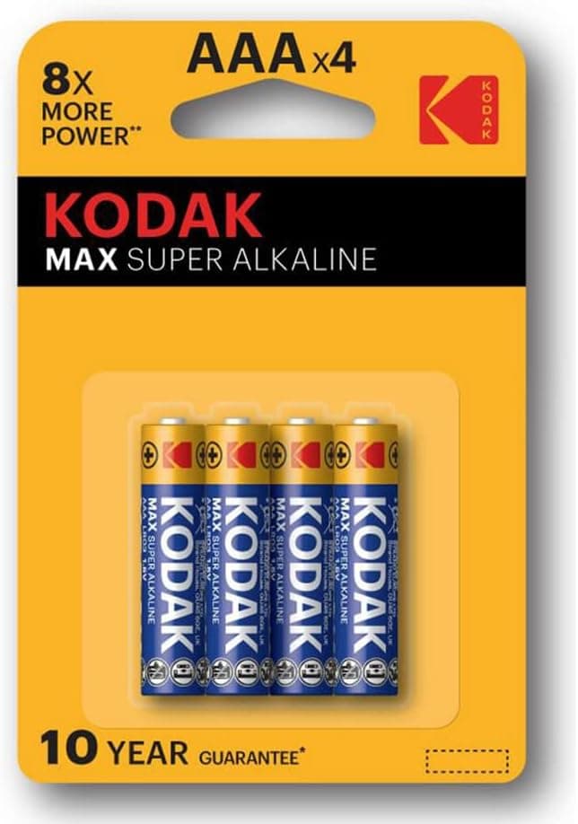 Kodak Pila Alcalina Max LR03 BL4 AAA - 1