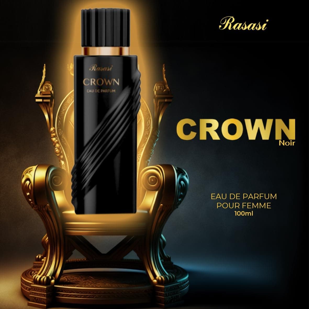 Rasasi- Crown Noir 100 ml - 3