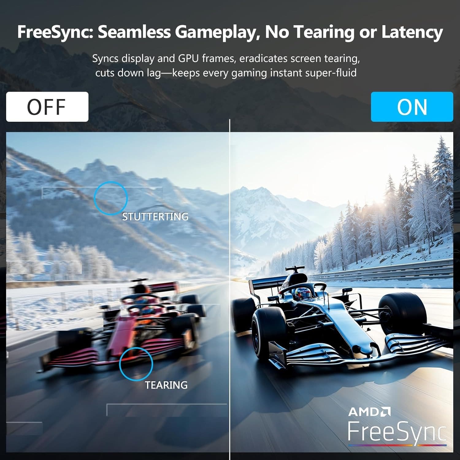 Z-Edge U27P4K 27-inch Gaming Monitor Ultra HD 4K, 75Hz Refresh Rate, 3840x2160 IPS LED Monitor, 300 cd/m², HDMIx2+DPx1, FreeSync Technology - 3