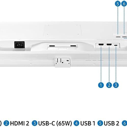 Samsung M7 2024 Smart Monitor32" VA 4K UHD M70D Smart Screen With Speaker,HDMI,USB-C,USB Hub,WiFi, White|LS32DM703UMXUE - 2