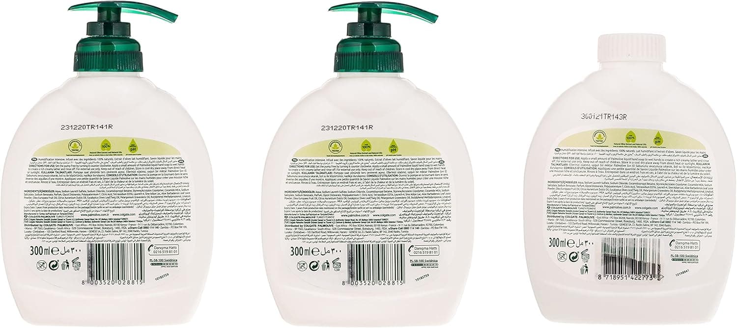 CP MILK&OLIVE HANDWASH 300ML 3PK - 2