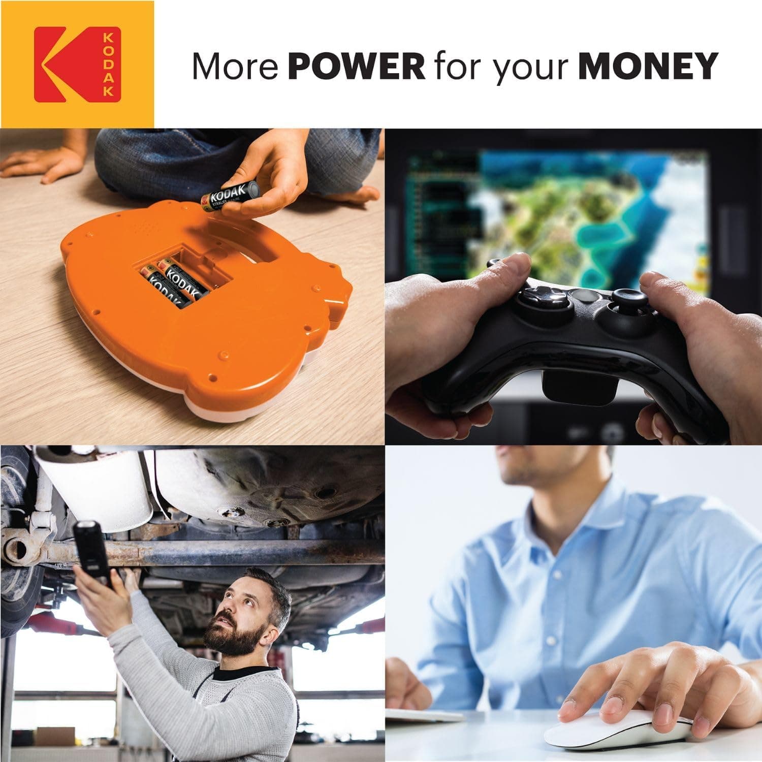 KODAK | AAA Batteries | Triple A | Disposable Household | Alkaline 1.5V | 2 Pack - 5