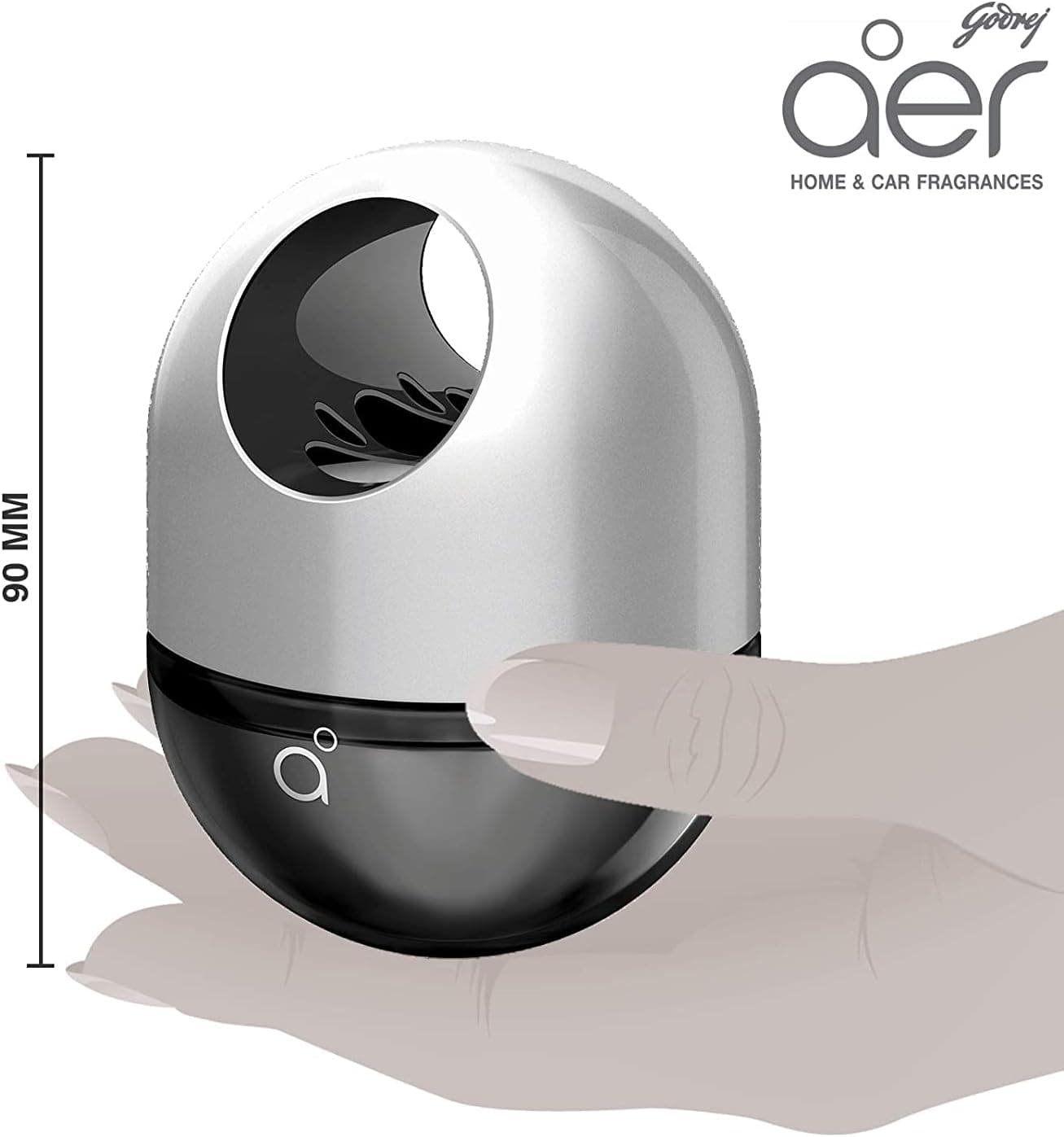 Godrej Aer Twist Car Air Freshener Musk After Smoke 45G, Black - 3