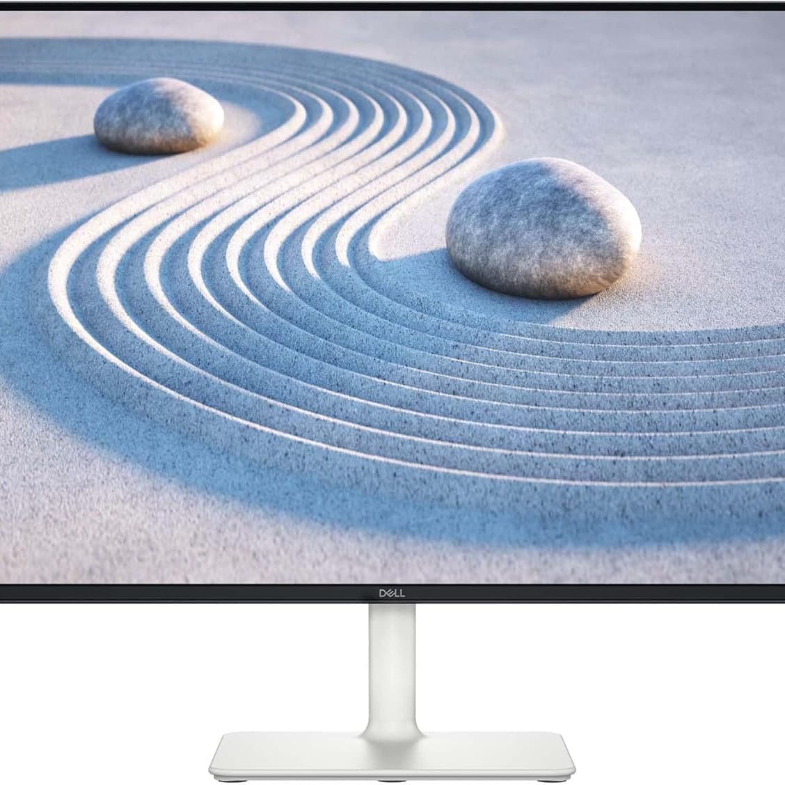 Dell S2725H 27" Full HD (1920x1080) Monitor, 100Hz, IPS, 4ms, 99% sRGB, Built-in Speakers, Ultra-thin Bezel, 2x HDMI, White - 1