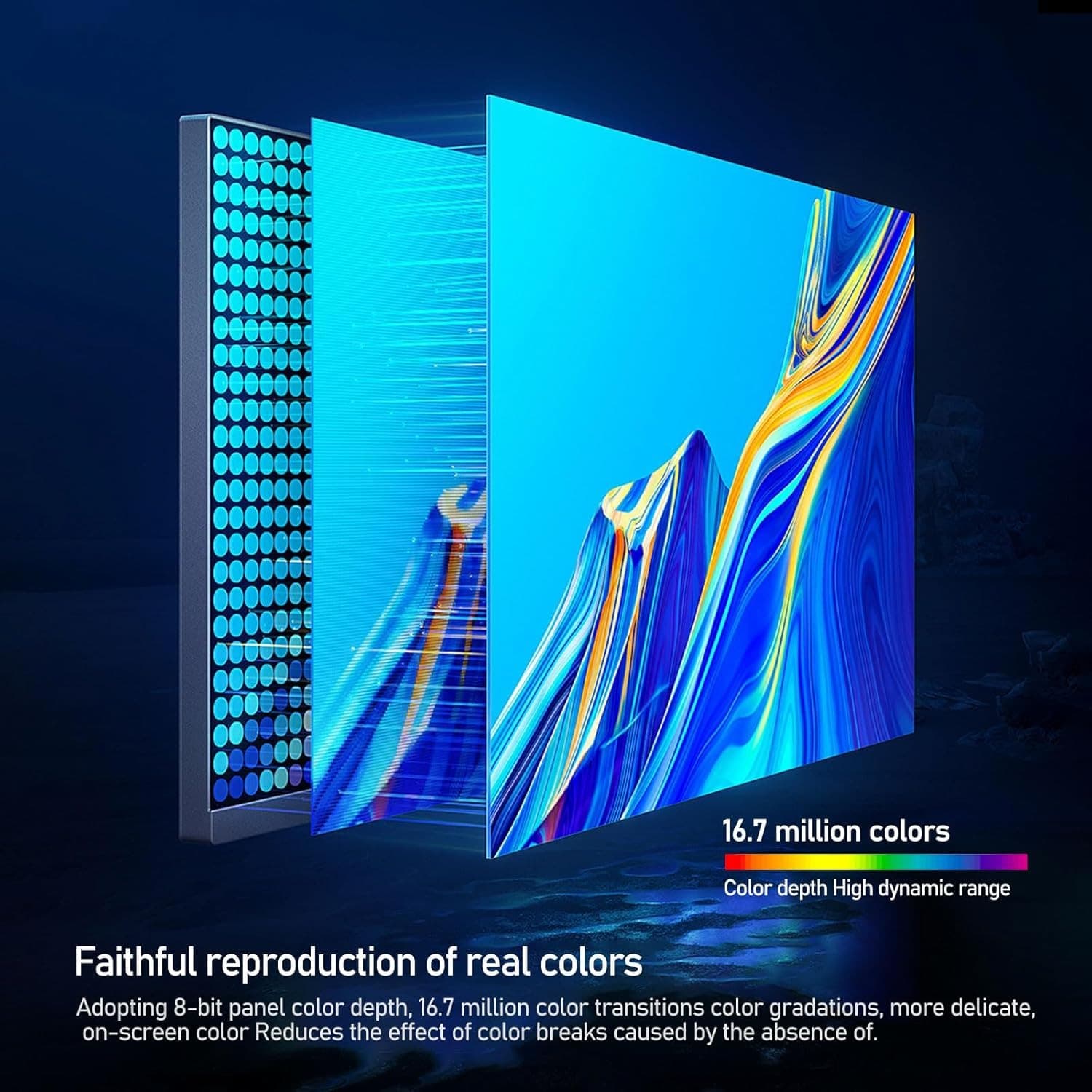 Gawfolk 32 Inch Gaming Monitor 4K 60Hz Computer Display Screen UHD(3840 * 2160) 100% sRGB Ultra-Thin Frameless Suitable for home offices to be used in video and picture production - 2