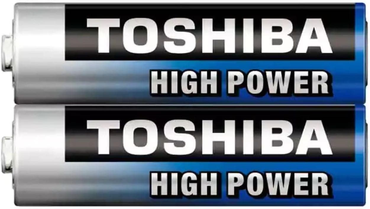 TOSHIBA Long-lasting Vibration resistance High Power Alkaline AA - 20 Battery Pack - 2