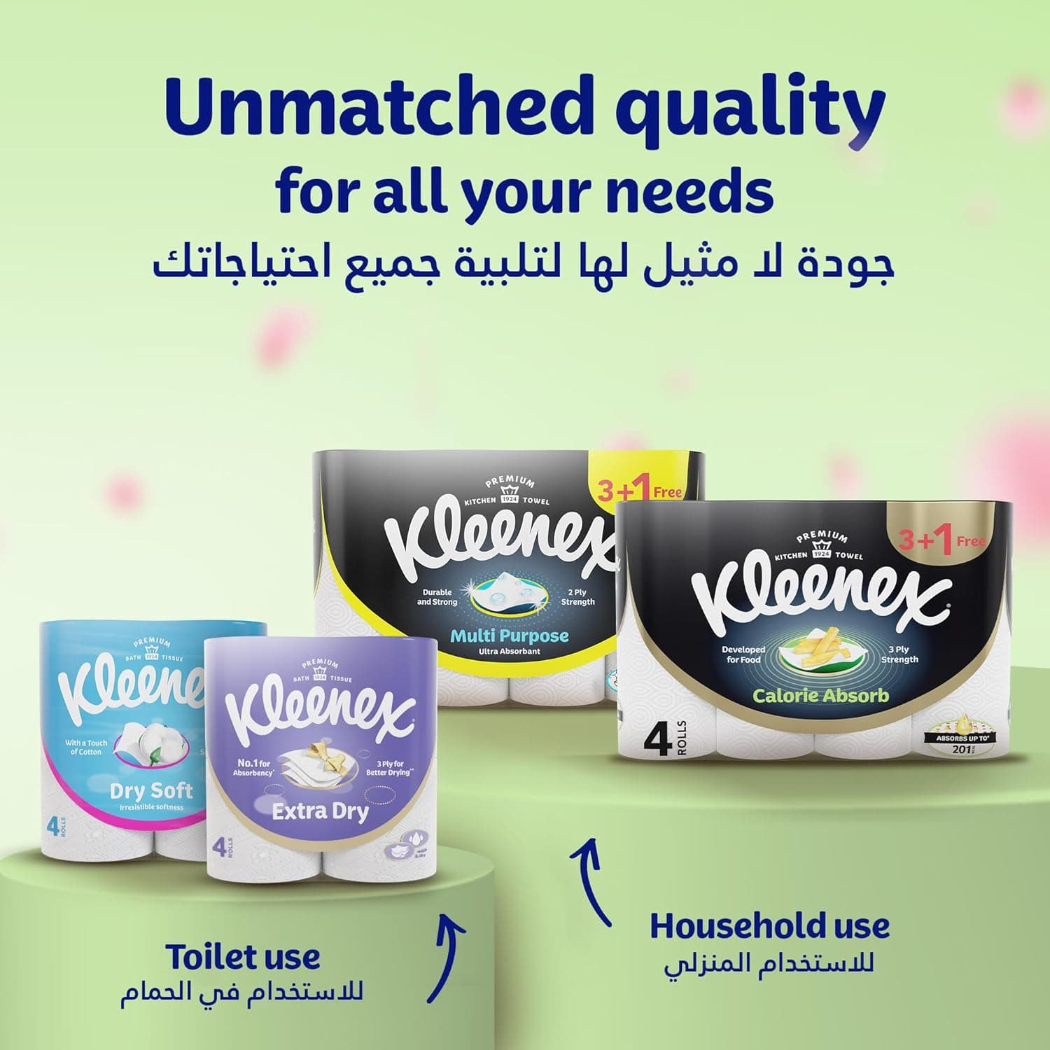 Kleenex Natural Collections Facial Tissue - Pack of 5 Boxes, 170 Sheets x 2 Ply - 8