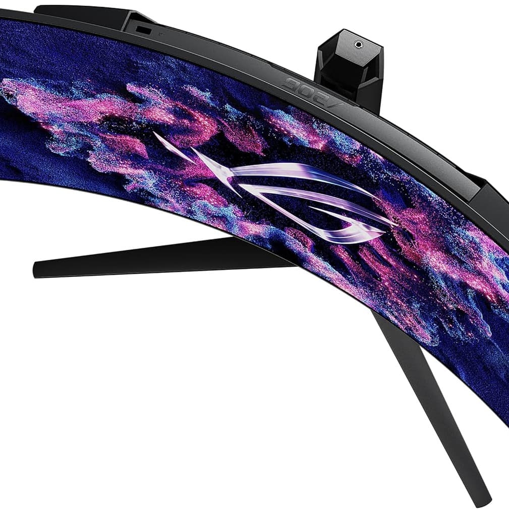ASUS ROG Swift OLED PG34WCDM gaming monitor ― 34" (33.9" viewable, 3440x1440) 800R curved panel, 240Hz, 0.03ms (GTG), G-SYNC compatible, custom heatsink, uniform brightness, Smart KVM, 90 W Type-C - 6