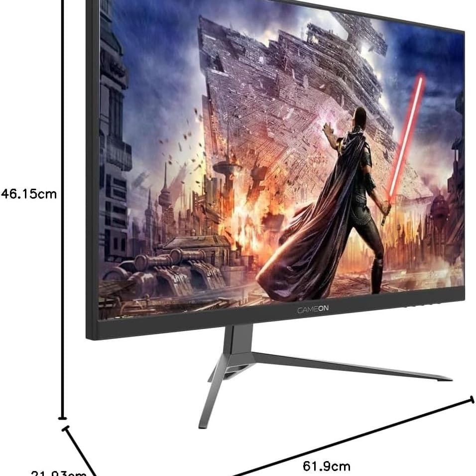 GAMEON 27 inch QHD, 165Hz, 0.5ms (2560x1440) 2K Flat IPS Gaming Monitor With G-Sync & FreeSync - (HDMI 2.1 Console Compatible) GOAEP27QHD165 Black - 5