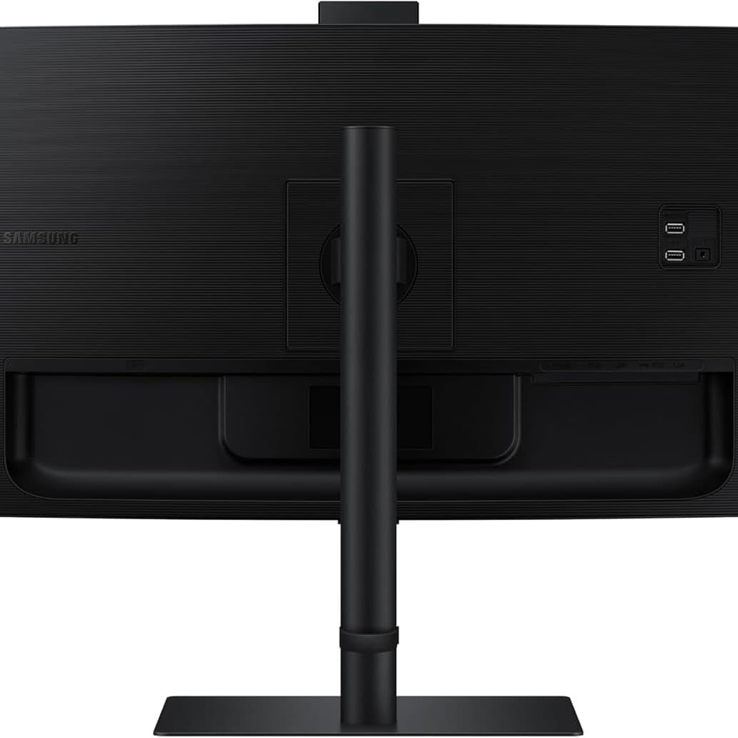 SAMSUNG 34” ViewFinity S65VC Series Ultrawide QHD Curved Monitor, Built-in FHD Camera, HDR10, 100Hz, 350 nit, USB- C, Adjustable Stand, Intelligent Eye Care, LS34C650VANXGO, Black - 3