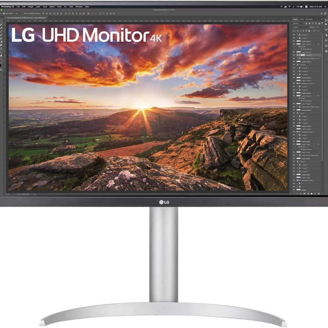 LG 27UP850-W.AED 68,4cm (27") 4K UHD IPS Monitor HDMI/DP/USB-C 5ms FreeSync HDR - 1