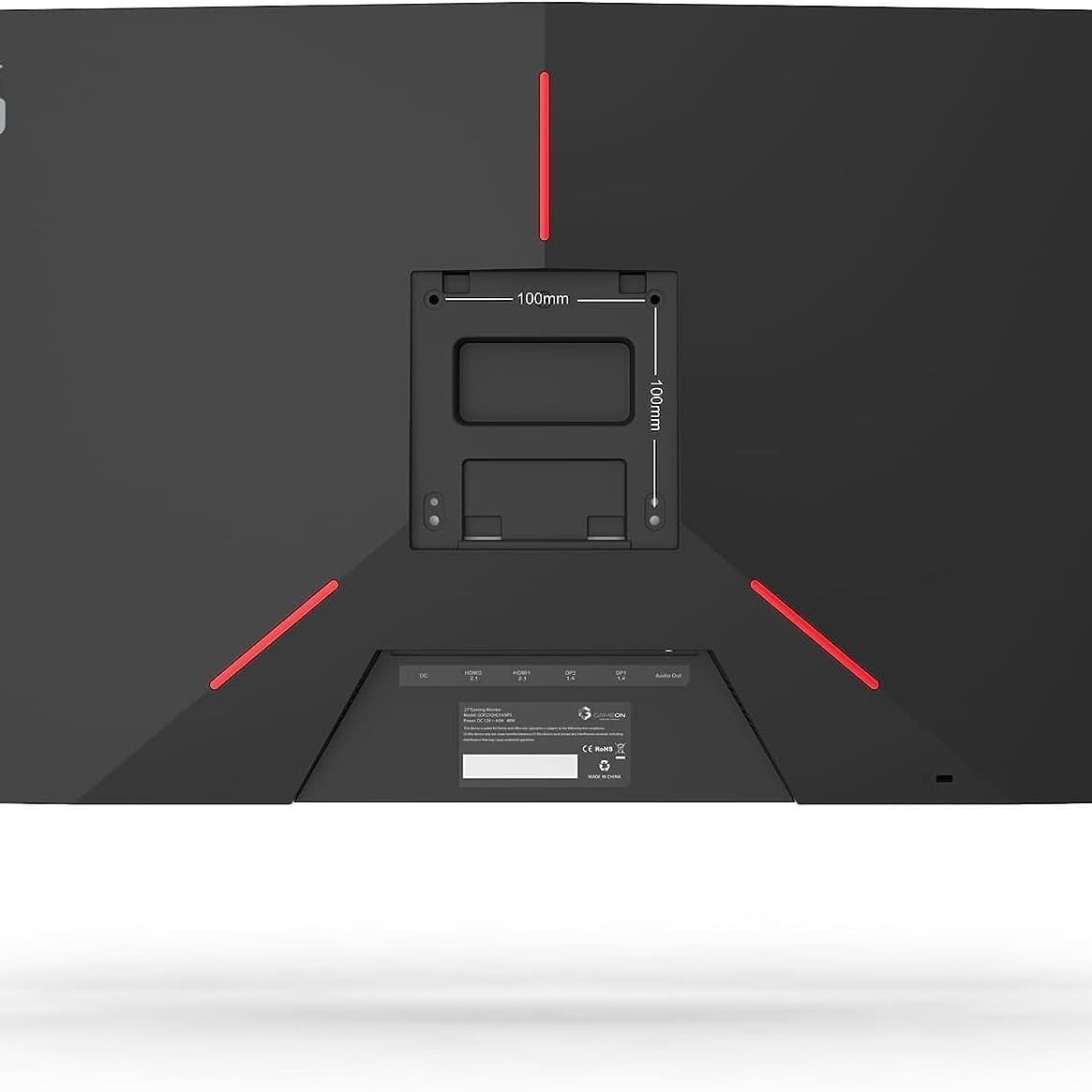 GAMEON 27 inch QHD, 165Hz, 0.5ms (2560x1440) 2K Flat IPS Gaming Monitor With G-Sync & FreeSync - (HDMI 2.1 Console Compatible) GOAEP27QHD165 Black - 4