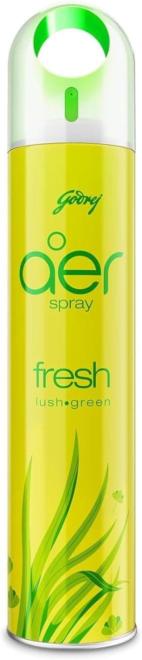 Godrej Aer Air Freshener Spray Fresh Lush Green 300 Ml - (Pack Of 2), Fghkarspz008-Flg - 4