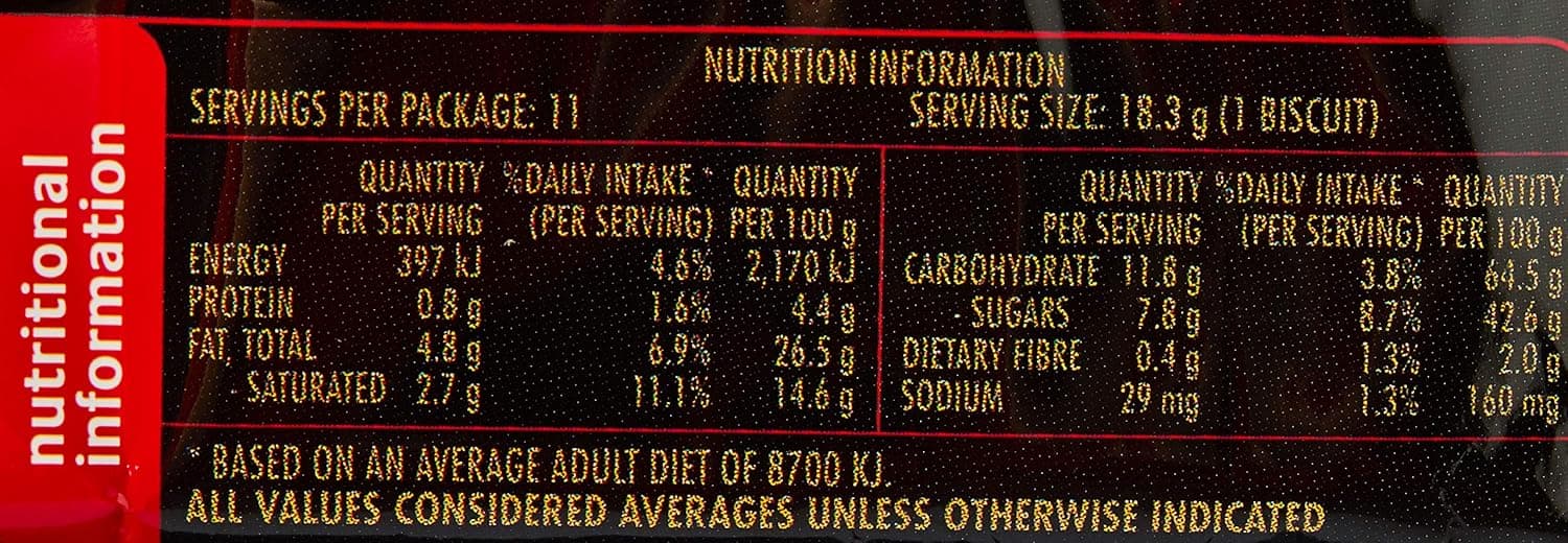 ARNOTT'S TIM TAM DARK CHOCOLATE 24X200G - 3