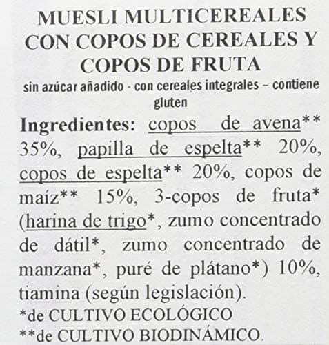 HOLLE ORG JR MUSLI W/ FRUITS 8X250GM - 6