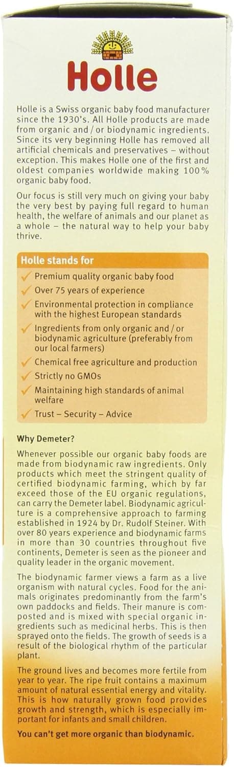 HOLLE ORG WHOLEGRN 3 GRAIN CEREAL 6X250G - 5