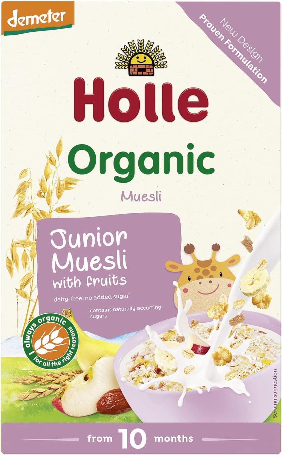HOLLE ORG JR MUSLI W/ FRUITS 8X250GM - 1