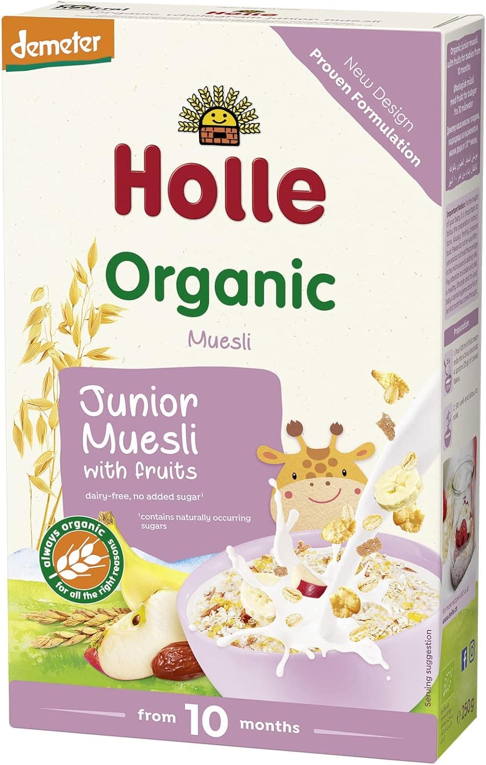 HOLLE ORG JR MUSLI W/ FRUITS 8X250GM - 7