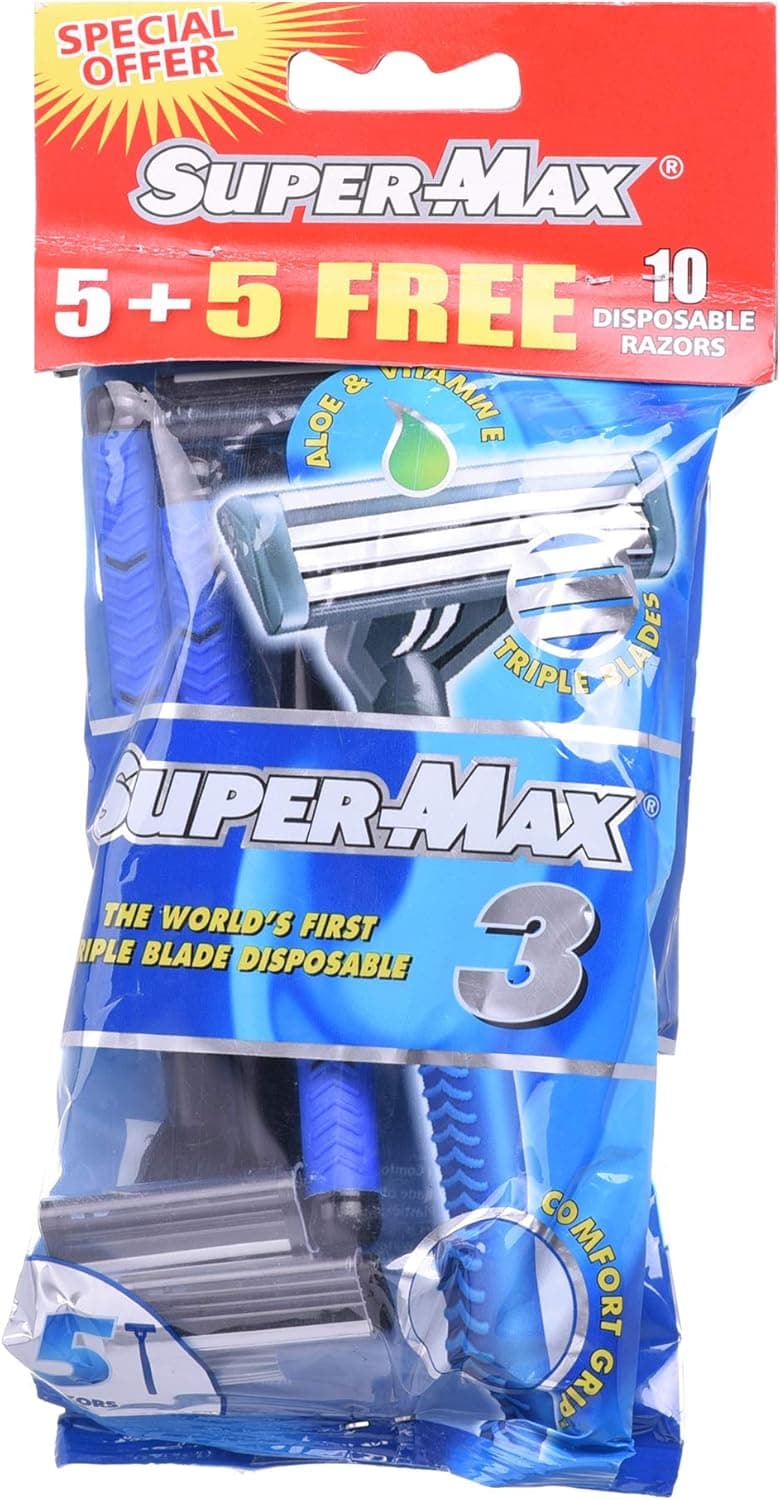 SUPERMAX 3 MEN DISPOSABLE 30X(5+5) - 2