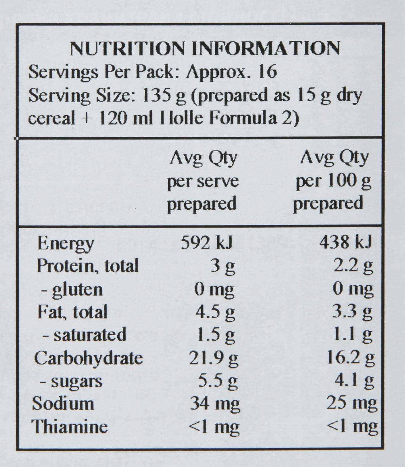 HOLLE ORG WHOLEGRAIN RICE CEREAL 6X250GM - 7