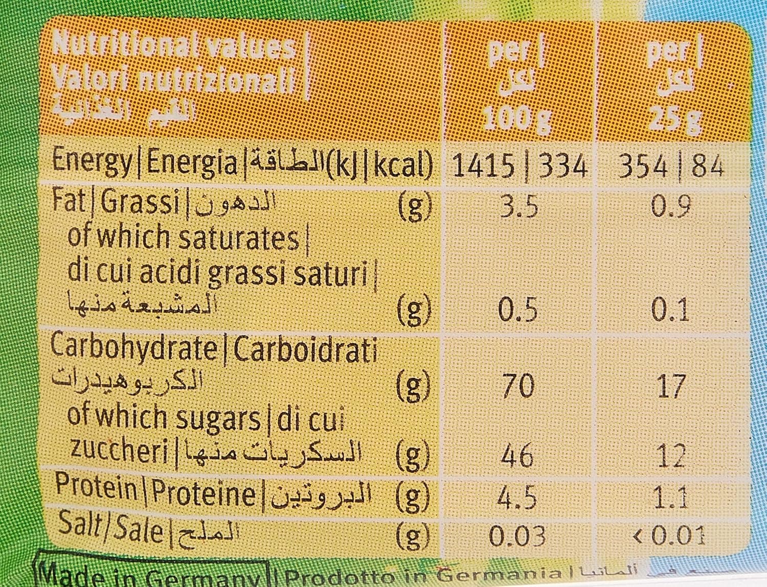 HOLLE ORG FRT BAR APPLE & BANANA 20X25GM - 2