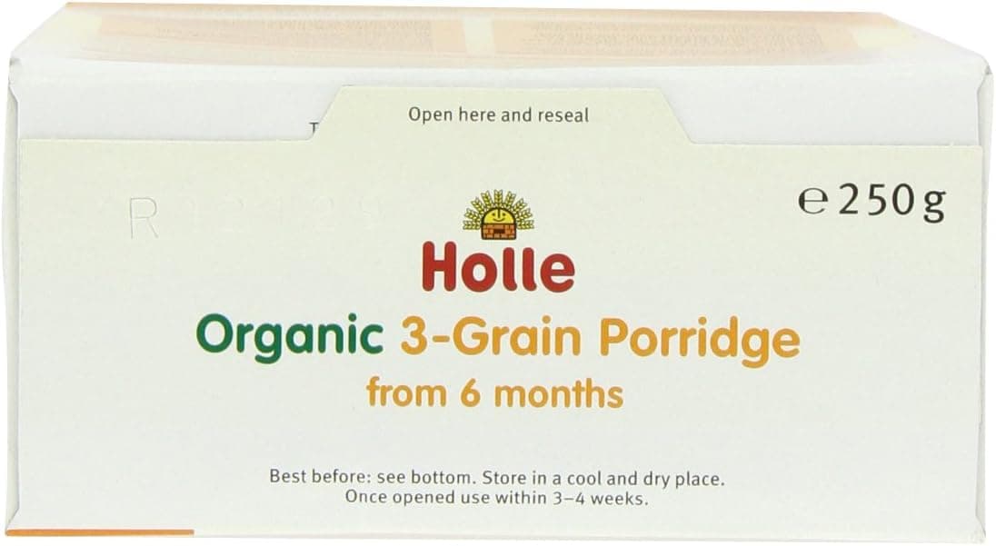 HOLLE ORG WHOLEGRN 3 GRAIN CEREAL 6X250G - 7