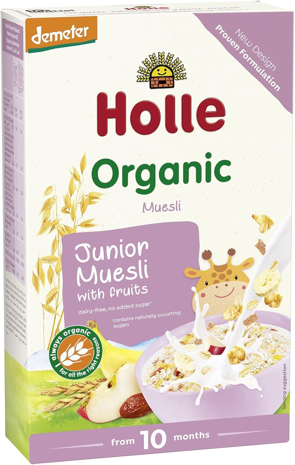 HOLLE ORG JR MUSLI W/ FRUITS 8X250GM - 8