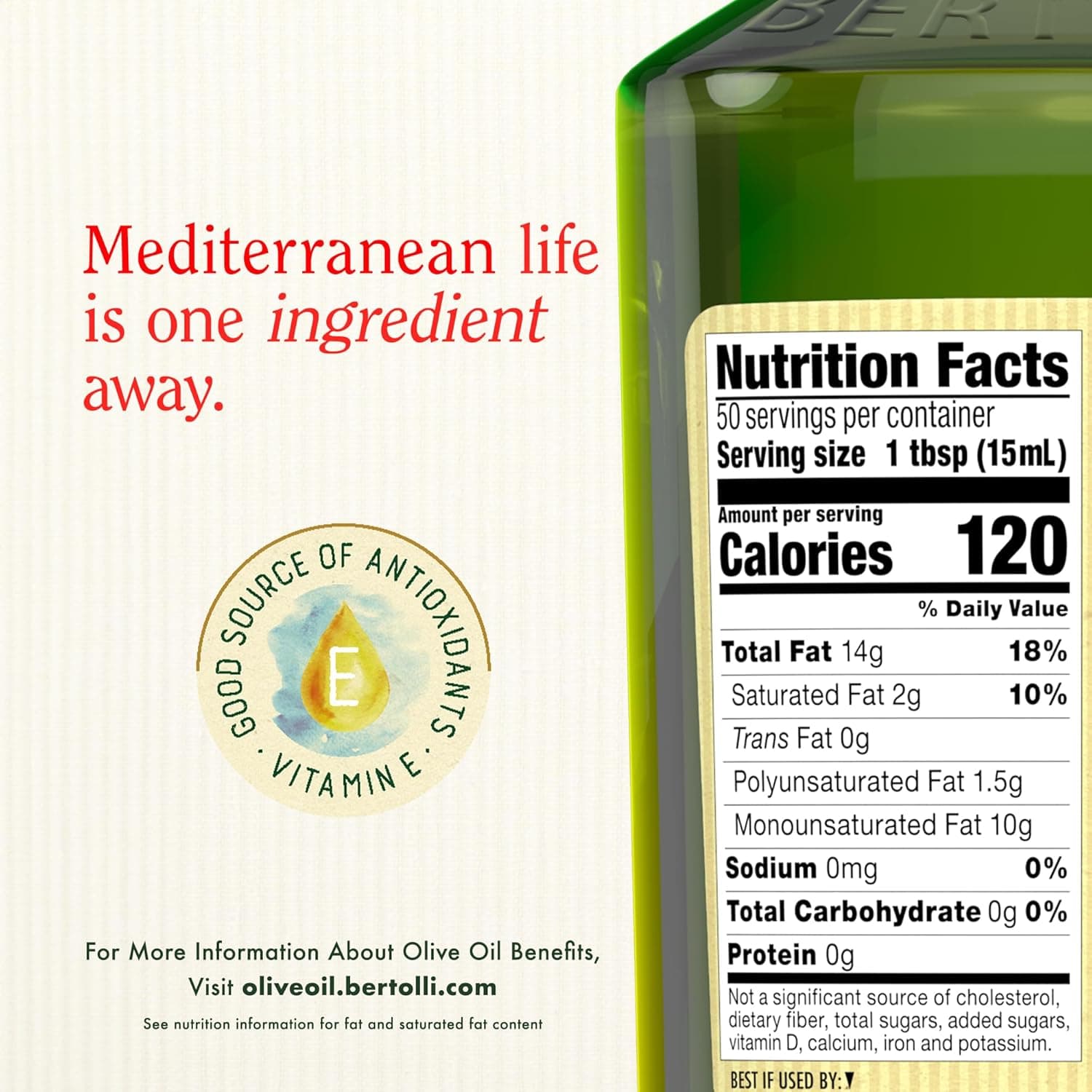 BERTOLLI EXTRA VIRGIN OLIVE OIL 6X750ML - 5